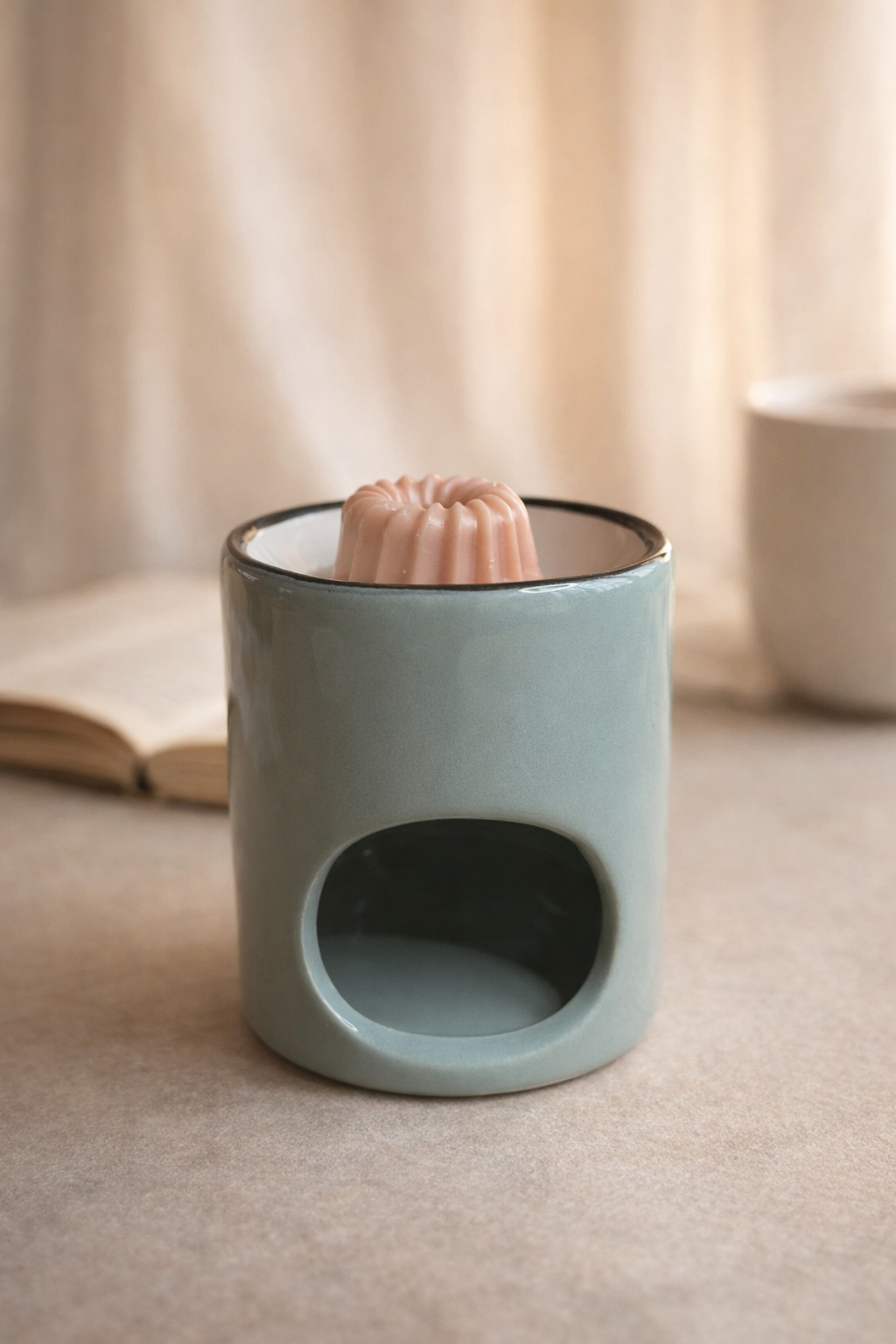 Brûle-Fondant Céramique – Vert d’Eucalyptus