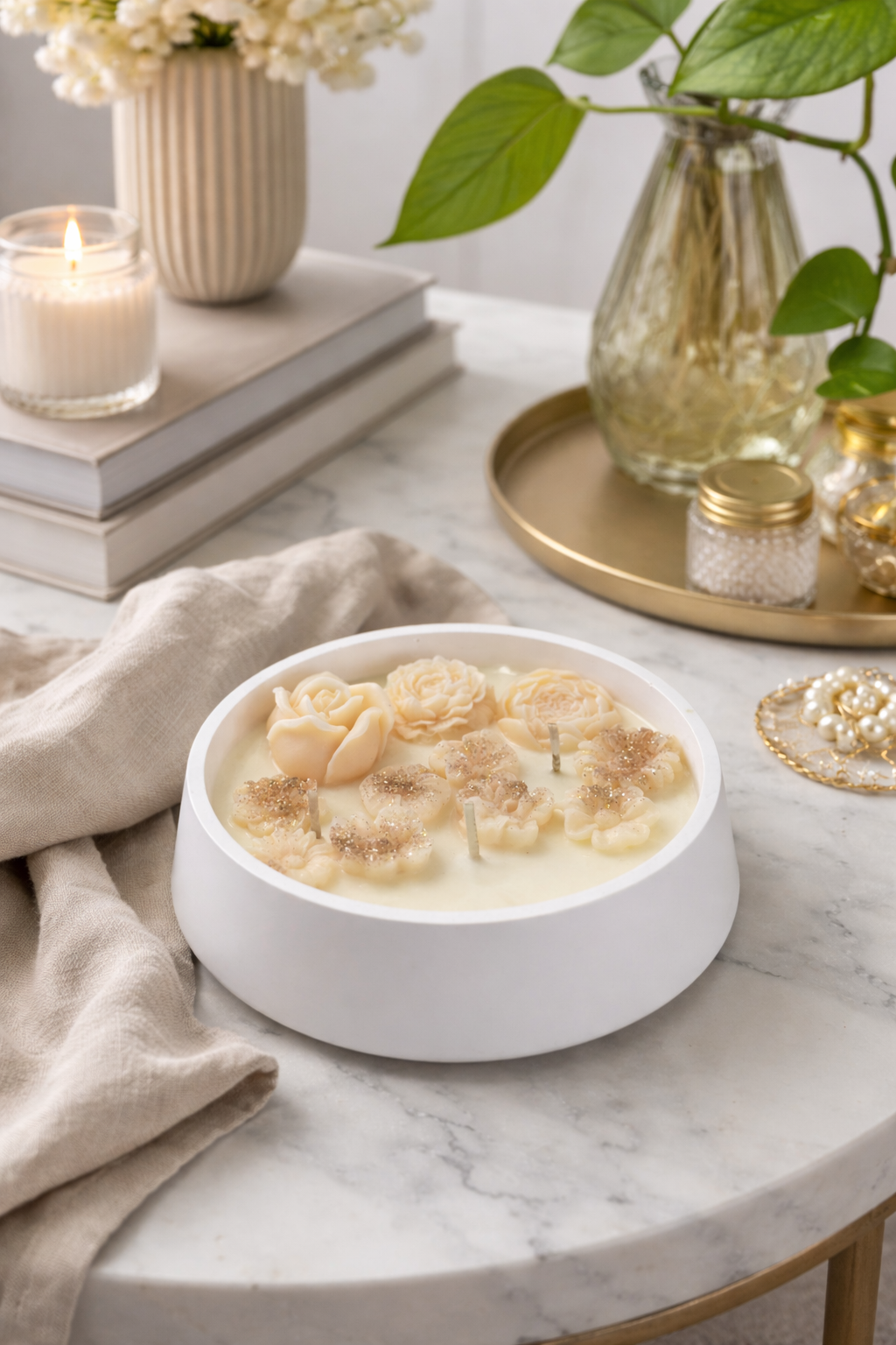 La Bougie BLOOME – Parfum Fleurie Muguet