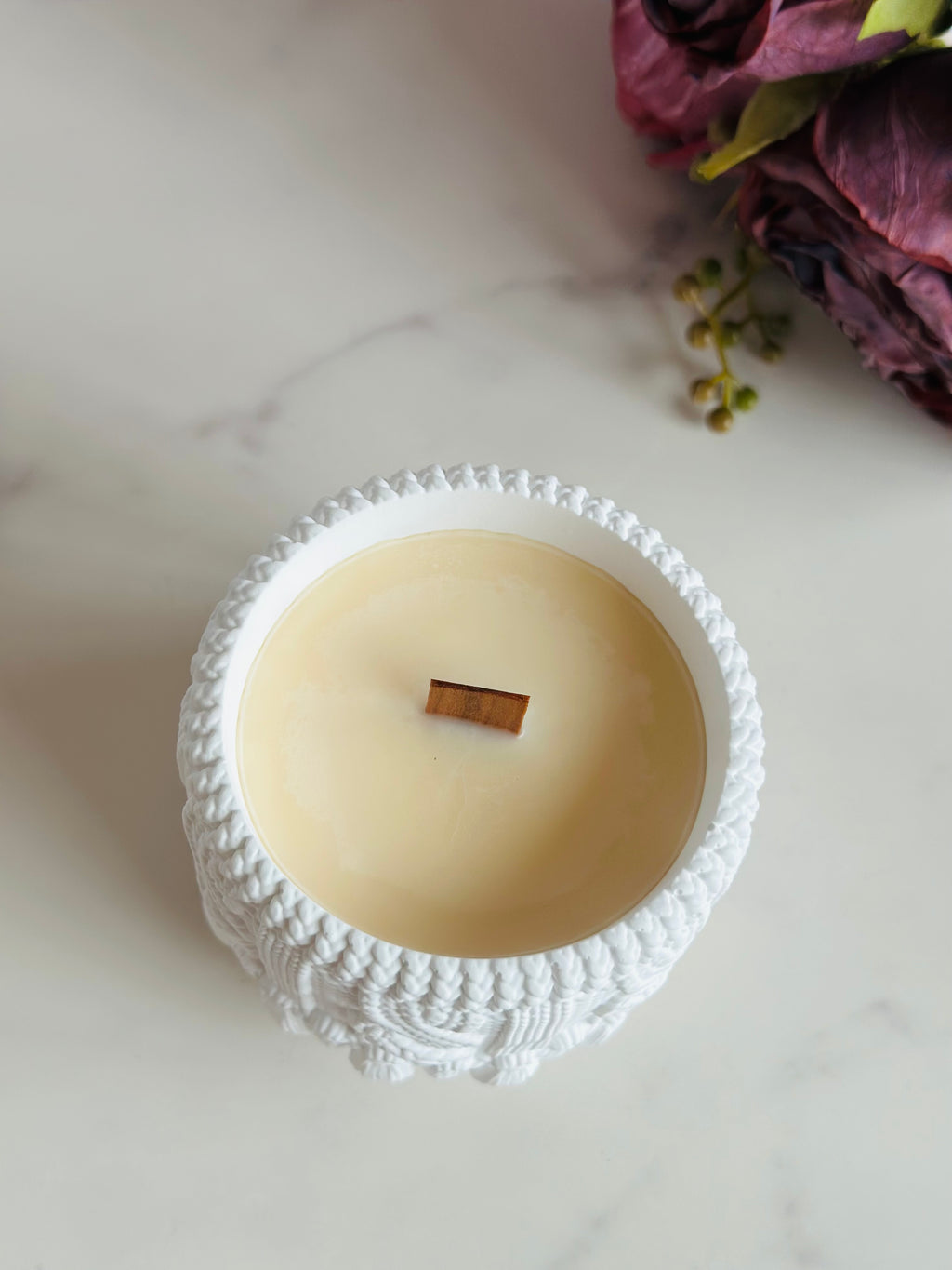 La Bougie AURÉA – Parfum Chèvrefeuille