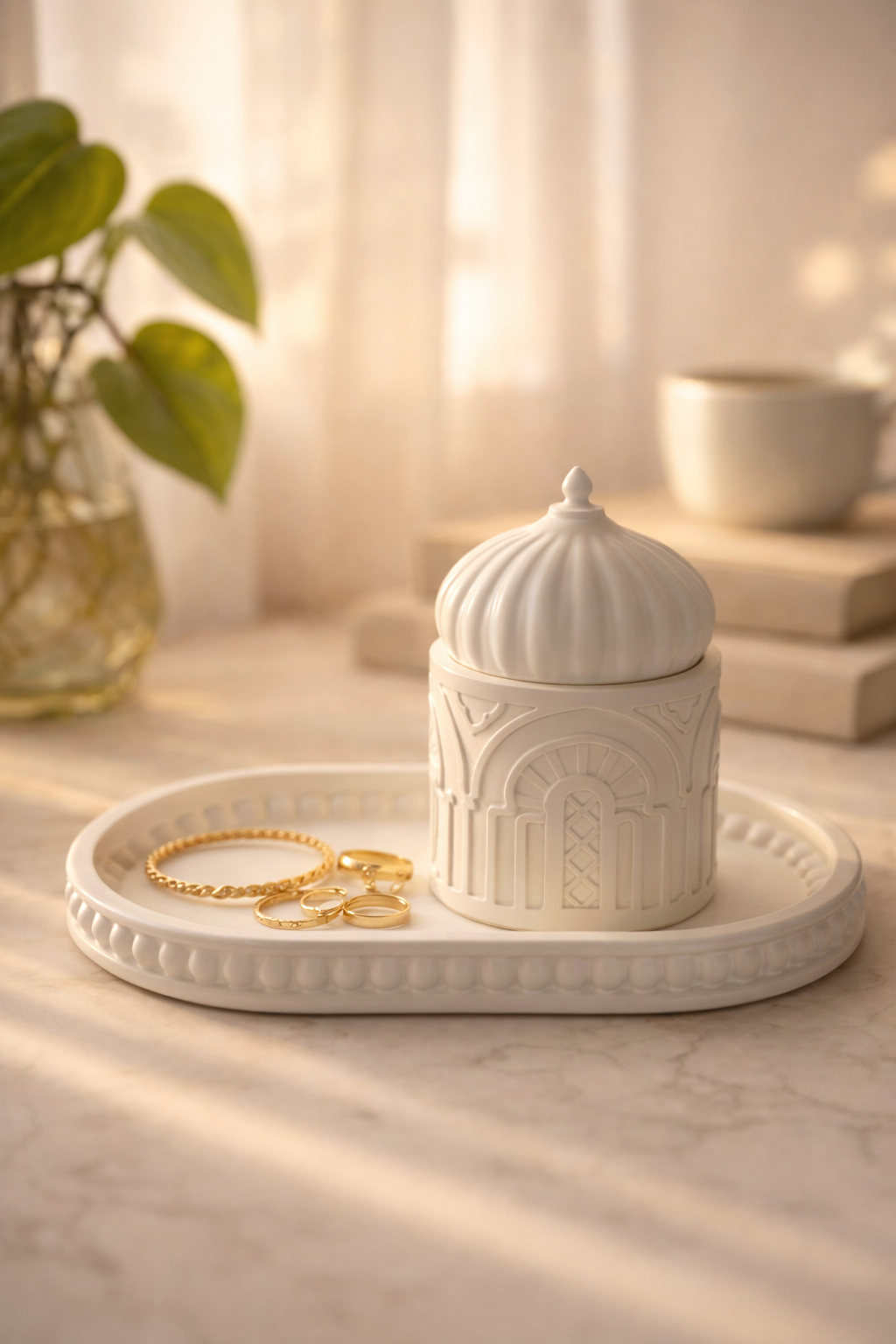 Plateau Décoratif Multifonction – Écrin Élégant