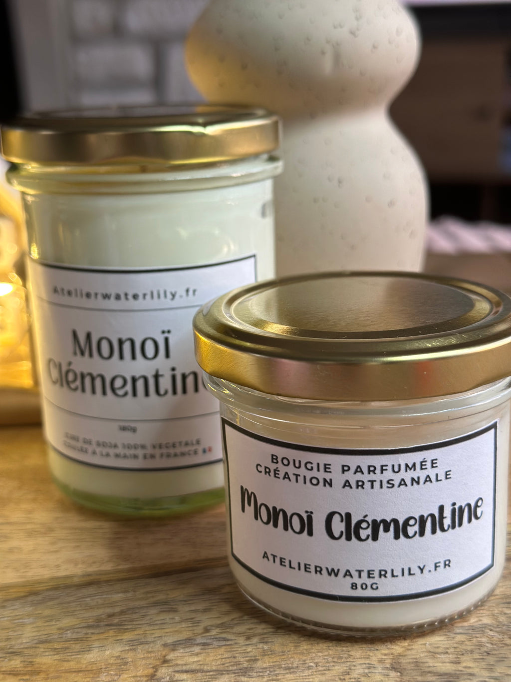 Bougie Intemporelle – Format Moyen 80g