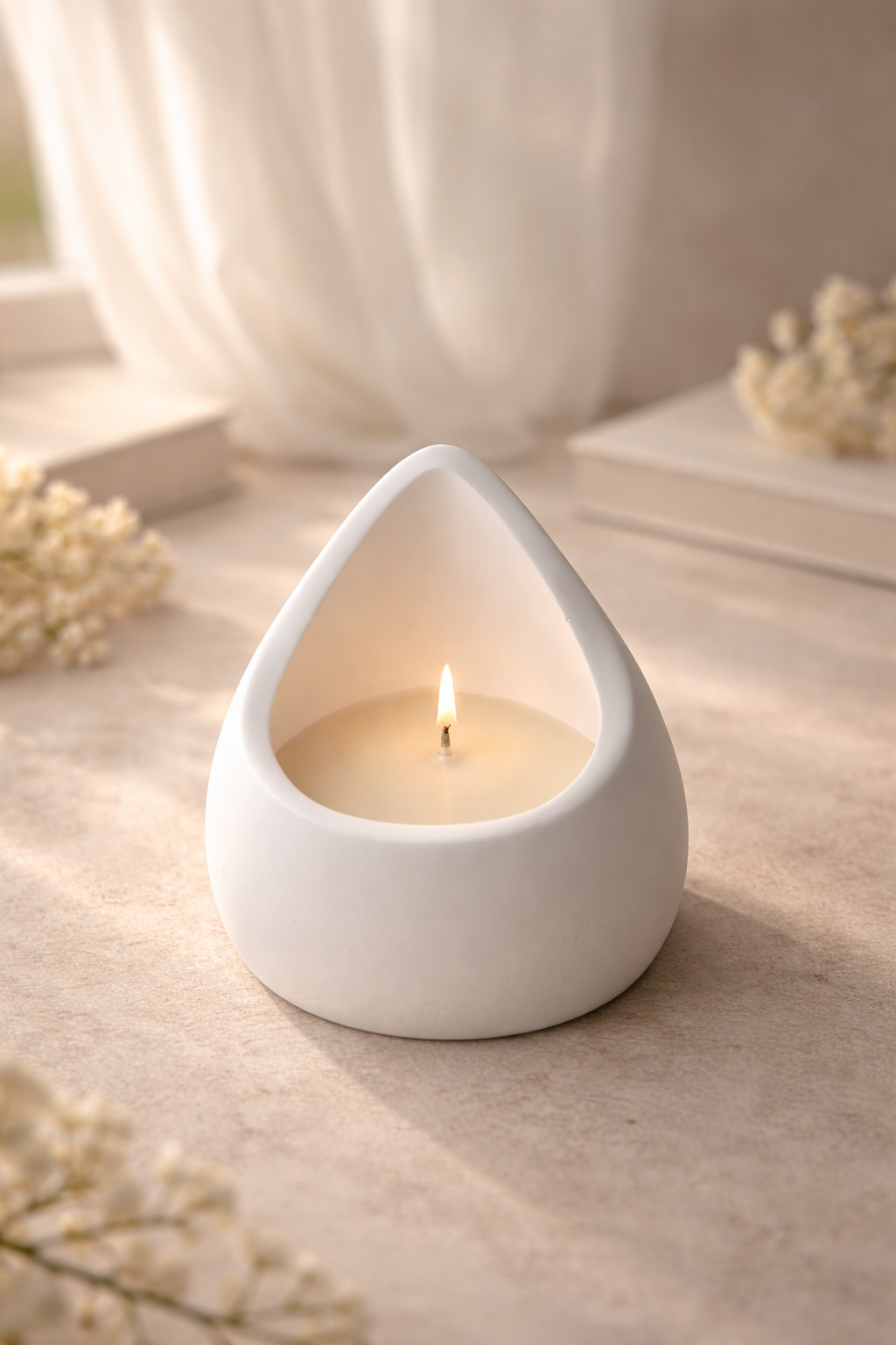 La bougie LUMI – Parfum Éclat d’Agrumes & Brise Marine